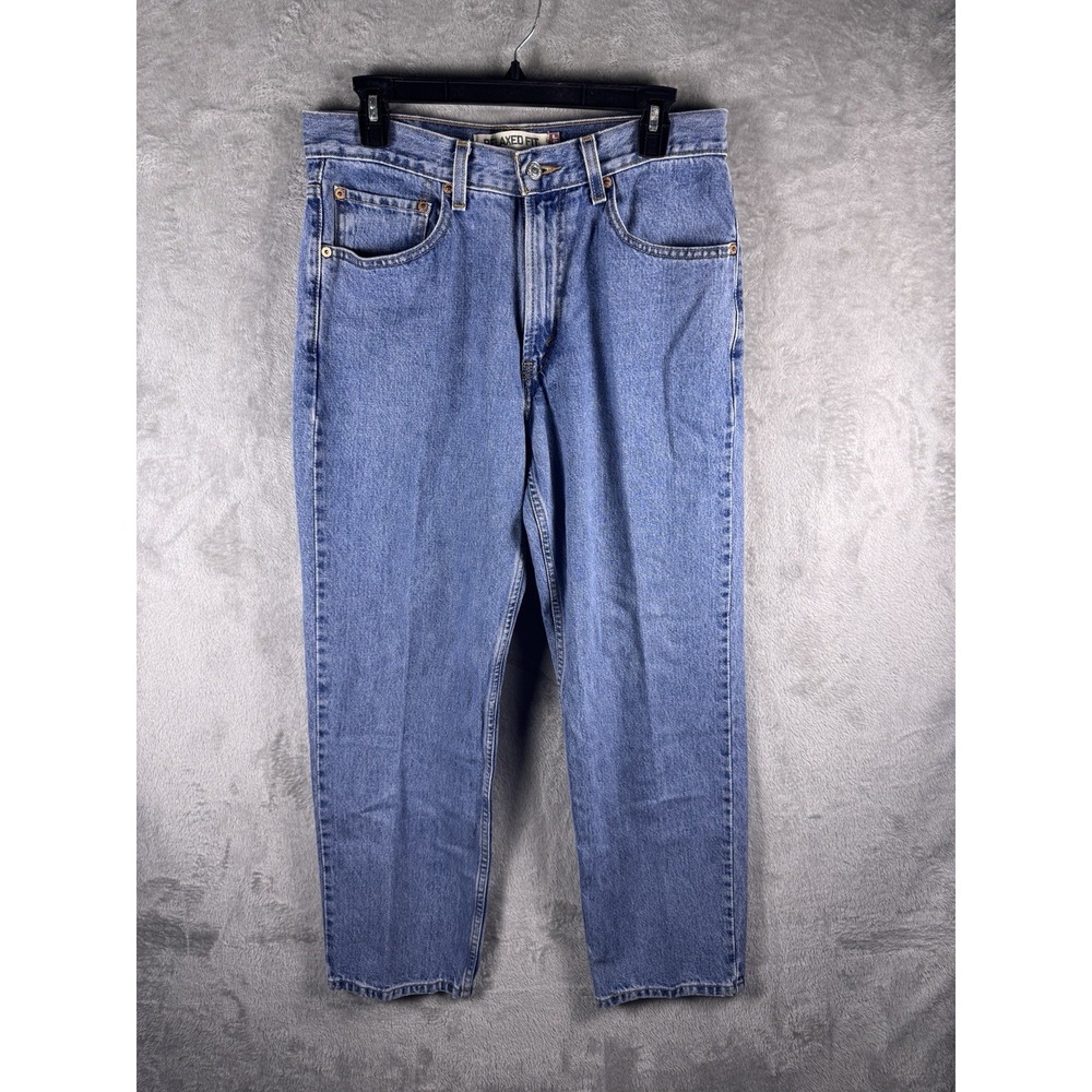 Vintage Levis 550 Relaxed Fit Jeans Men 32x30 Blue Denim Classic Tapered Leg Y2k